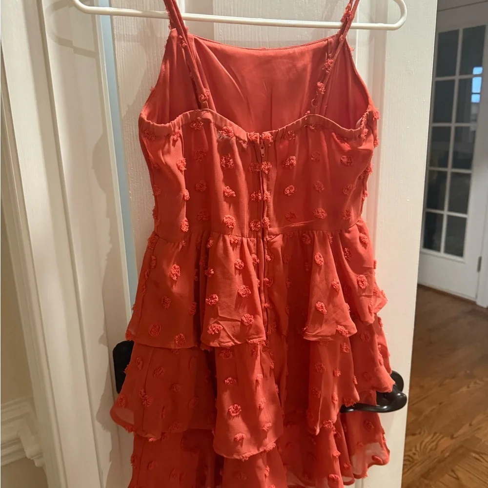 Ruffled Sleeveless Dress - Picture 2 of 3